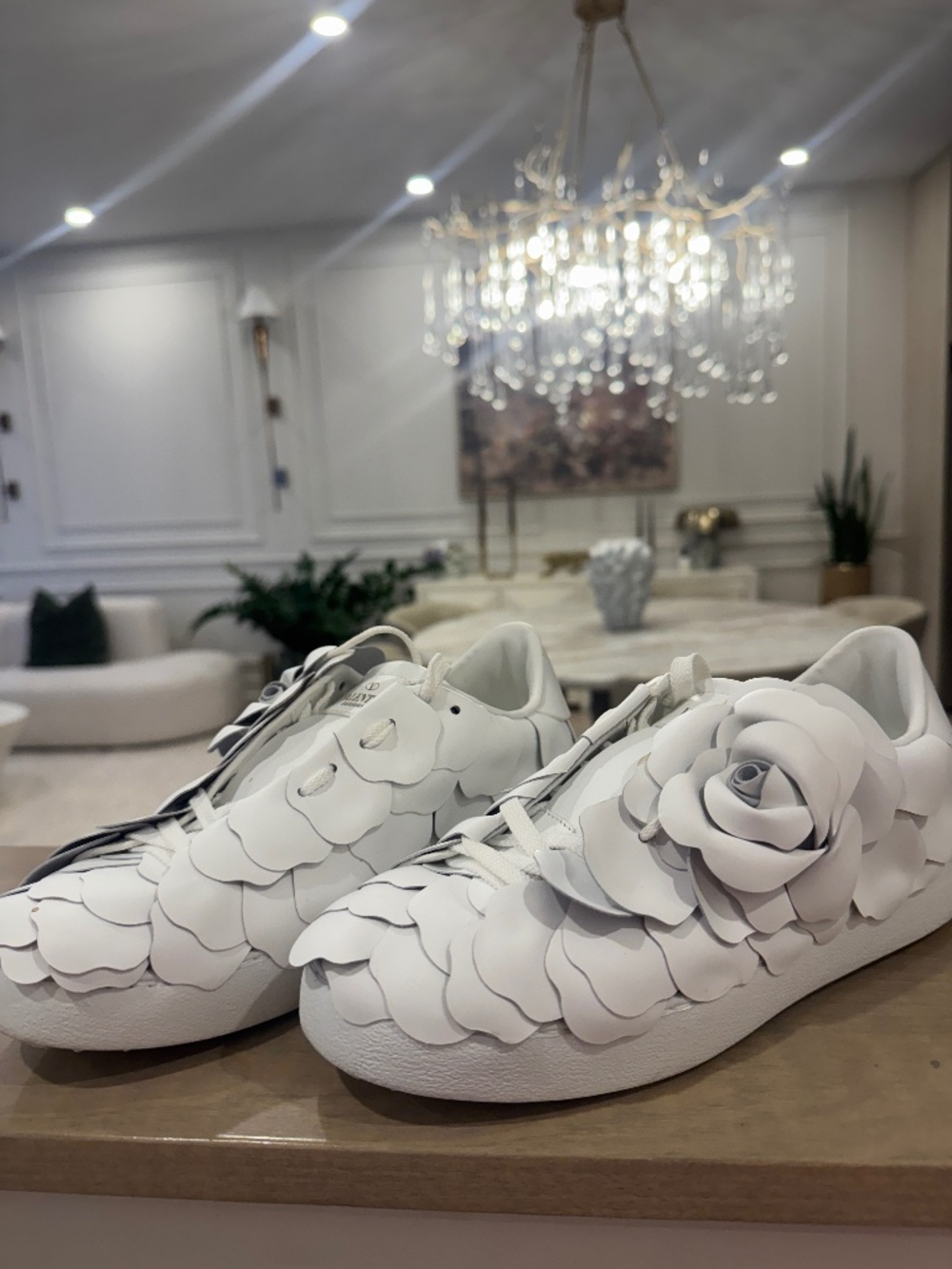 Valentino Garavani Atelier Rose Edition Sneakers Size 37